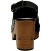 image:imageFSJ Women Slingback Clogs Wooden Block Heel Closed Round Toe Platform Studded Mules Buckle Strap Vintage Dress Slide Sandals Size 416 USBlack