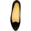 image:imageFSJ Women Sparkle Rhinestones Pointed Toe Flats Gold Embellished Suede Slip On Ballet Flats Elegant Wedding Bride Shoes Size 415 USBlack