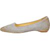 image:imageFSJ Women Sparkle Rhinestones Pointed Toe Flats Gold Embellished Suede Slip On Ballet Flats Elegant Wedding Bride Shoes Size 415 USGrey