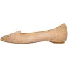 image:imageFSJ Women Sparkle Rhinestones Pointed Toe Flats Gold Embellished Suede Slip On Ballet Flats Elegant Wedding Bride Shoes Size 415 USNude