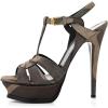 image:imageFSJ Women TStrap Platform Sandals Peep Toe Ankle Strap Stiletto Heels Strappy Wedding Dating Dress Shoes Size 416 USCamouflage