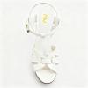 image:imageFSJ Women TStrap Platform Sandals Peep Toe Ankle Strap Stiletto Heels Strappy Wedding Dating Dress Shoes Size 416 USWhite