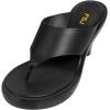 image:imageFSJ Women Wedge Flip Flops SlipOn Thong Sandals Platform Mules Arch Support Slippers High Heel Sexy Summer Casual Shoes Size 416 USBlack