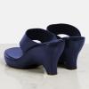 image:imageFSJ Women Wedge Flip Flops SlipOn Thong Sandals Platform Mules Arch Support Slippers High Heel Sexy Summer Casual Shoes Size 416 USNavy Blue