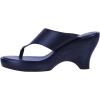 image:imageFSJ Women Wedge Flip Flops SlipOn Thong Sandals Platform Mules Arch Support Slippers High Heel Sexy Summer Casual Shoes Size 416 USNavy Blue