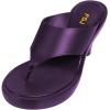 image:imageFSJ Women Wedge Flip Flops SlipOn Thong Sandals Platform Mules Arch Support Slippers High Heel Sexy Summer Casual Shoes Size 416 USPurple
