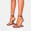 image:imageFSJ Women Wedge Heel Strappy Sandals with Platform Open Toe Adjustable Ankle Strap Comfortable Summer Office Shoes Size 416 USBrown
