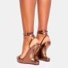 image:imageFSJ Women Wedge Heel Strappy Sandals with Platform Open Toe Adjustable Ankle Strap Comfortable Summer Office Shoes Size 416 USBrown