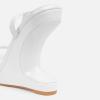 image:imageFSJ Women Wedge Heel Strappy Sandals with Platform Open Toe Adjustable Ankle Strap Comfortable Summer Office Shoes Size 416 USWhite