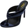 image:imageFSJ Women Round Open Toe Thong Stiletto Mule Sandals High Heel Slip On Flip Flops Comfortable Summer Wedding Evening Shoes Size 416 USBlue