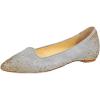image:imageFSJ Women Sparkle Rhinestones Pointed Toe Flats Gold Embellished Suede Slip On Ballet Flats Elegant Wedding Bride Shoes Size 415 USGrey