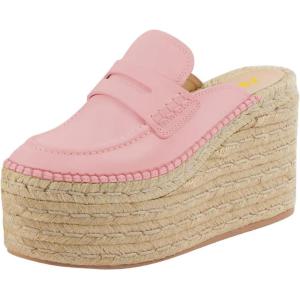 image:imageFSJ Women Closed Toe Loafer Mules Espadrille Platform Wedge High Heels Comfortable Slip On Dress Pumps Shoes Size 416 USPink