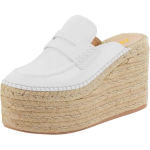 image:imageFSJ Women Closed Toe Loafer Mules Espadrille Platform Wedge High Heels Comfortable Slip On Dress Pumps Shoes Size 416 USWhite
