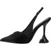 image:imageFSJ Women Pointed Toe Stiletto High Heel Buckle Slingback Pumps with Bow Party Formal Events Dress Shoes Size 416 USBlack