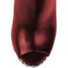 image:imageFSJ Women Stylish Peep Toe Wedge High Heel Ankle Boots with Studs Platform Side Zip Fashion Booties Party Concert Shoes Size 416 USRed