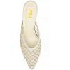 image:imageFSJ Women Woven Net Pointed Toe Kitten Heel Mules Breathable Openwork Backless Heeled Sandals Versatile Summer Shoes Size 416 USCream