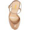 image:imageFSJ Women Peep Toe Low Platform Stilettos Slingback Pumps Ankle Strap Side Buckle High Heel Sandals Fashion Bride Party Shoes Size 416 USNude
