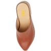 image:imageFSJ Women Retro Pointed Toe Mules Wooden Wedge Chunky Block Heel Clogs Slip On Platform Sandals Summer Party Shoes Size 416 USBrown