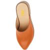 image:imageFSJ Women Retro Pointed Toe Mules Wooden Wedge Chunky Block Heel Clogs Slip On Platform Sandals Summer Party Shoes Size 416 USOrange