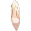 image:imageFSJ Women Classic Slingback Pumps Low Kitten Mid Heels Sandals Pointy Toe Comfortable Formal Party Prom Wedding Shoes Size 415 M USBeige Suede