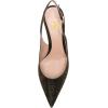 image:imageFSJ Women Classic Slingback Pumps Low Kitten Mid Heels Sandals Pointy Toe Comfortable Formal Party Prom Wedding Shoes Size 415 M USBrown Gold