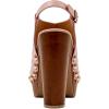 image:imageFSJ Women Studded Platform Heels Slingback Sandals Wooden Block Heel Ankle Strap Peep Toe Clogs Mules Comfortable Walking Shoes Size 416 USPink