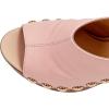 image:imageFSJ Women Studded Platform Heels Slingback Sandals Wooden Block Heel Ankle Strap Peep Toe Clogs Mules Comfortable Walking Shoes Size 416 USPink