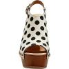 image:imageFSJ Women Studded Platform Heels Slingback Sandals Wooden Block Heel Ankle Strap Peep Toe Clogs Mules Comfortable Walking Shoes Size 416 USPolka Dot