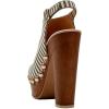 image:imageFSJ Women Studded Platform Heels Slingback Sandals Wooden Block Heel Ankle Strap Peep Toe Clogs Mules Comfortable Walking Shoes Size 416 USStripes