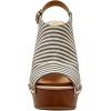 image:imageFSJ Women Studded Platform Heels Slingback Sandals Wooden Block Heel Ankle Strap Peep Toe Clogs Mules Comfortable Walking Shoes Size 416 USStripes