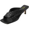 image:imageFSJ Women Square Open Toe Heeled Sandals Slip On Woven Mules Braided Cross Strap Low Kitten Heel Backless Slides Summer Shoes Size 416 USBlack
