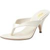 image:imageFSJ Women Open Round Toe Slip On Kitten Heel Flip Flop Mules Thong Heeled Sandals Summer Beach Vacation Shoes Size 416 USWhite