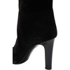 image:imageFSJ Women Over The Knee Boots Comfy Wrinkled Cutout High Chunky Heels Square Toe Fancy Pull On Office Shoe Size 415 USBlack