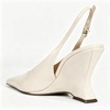 image:imageFSJ Women Pointed Toe Slingback Wedge Heel Pumps Adjustable Strap High Heels Office Wear Shoes Size 416 USBeige