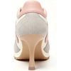 image:imageFSJ Women Round Toe Sneaker Stiletto High Heels Breathable Mesh Dual HookampLoop Comfort Pumps Size 416 USPink