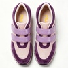 image:imageFSJ Women Round Toe Sneaker Stiletto High Heels Breathable Mesh Dual HookampLoop Comfort Pumps Size 416 USPurple