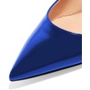 image:imageFSJ Womens Pointed Toe Slingback Rhinestone PumpsBlue Patent