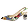 image:imageFSJ Womens Pointed Toe Slingback Rhinestone PumpsCartoon