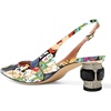 image:imageFSJ Womens Pointed Toe Slingback Rhinestone PumpsCartoon