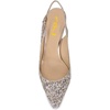 image:imageFSJ Womens Pointed Toe Slingback Rhinestone PumpsGold Multi Glitter