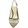 image:imageFSJ Womens Pointed Toe Slingback Rhinestone PumpsGreen