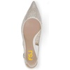 image:imageFSJ Womens Pointed Toe Slingback Rhinestone PumpsIvory