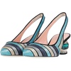 image:imageFSJ Womens Pointed Toe Slingback Rhinestone PumpsMulti Glitter