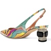 image:imageFSJ Womens Pointed Toe Slingback Rhinestone PumpsQuicksand