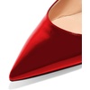 image:imageFSJ Womens Pointed Toe Slingback Rhinestone PumpsRed Patent
