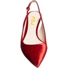 image:imageFSJ Womens Pointed Toe Slingback Rhinestone PumpsRed Velvet