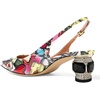 image:imageFSJ Womens Pointed Toe Slingback Rhinestone PumpsSweet Heart