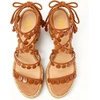 image:imageFSJ Women Open Toe Shell Beaded Strap Platform Espadrille Sandals Raffia Chunky Block Heel LaceUp Beach Vacation Shoes Size 416 USBrown