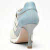 image:imageFSJ Women Round Toe Sneaker Stiletto High Heels Breathable Mesh Dual HookampLoop Comfort Pumps Size 416 USLight Blue