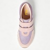 image:imageFSJ Women Round Toe Sneaker Stiletto High Heels Breathable Mesh Dual HookampLoop Comfort Pumps Size 416 USPink  Purple